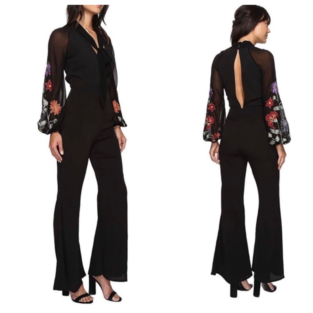Free People Embroidered Jumpsuit